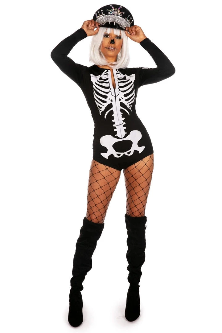Tipsy Elves Women Sexy Skeleton Bodysuit