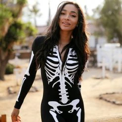 Tipsy Elves Skeleton Bodysuit Costume