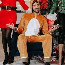 Tipsy Elves Men's Rudolph Jumpsuit