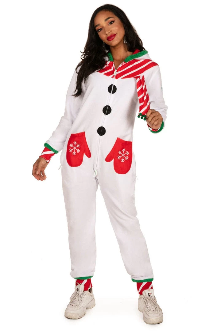 Tipsy Elves Women's Snowman Jumpsuit