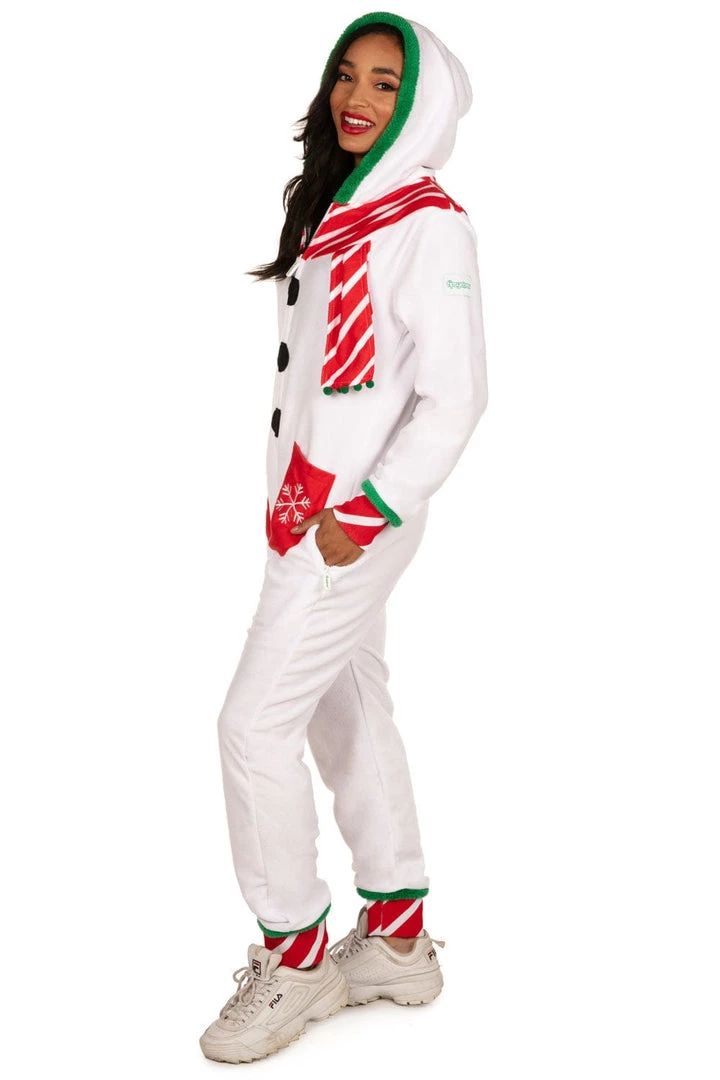 Tipsy Elves Women's Snowman Jumpsuit