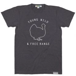 Tipsy Elves Men's Young, Wild, And Free Range Tee