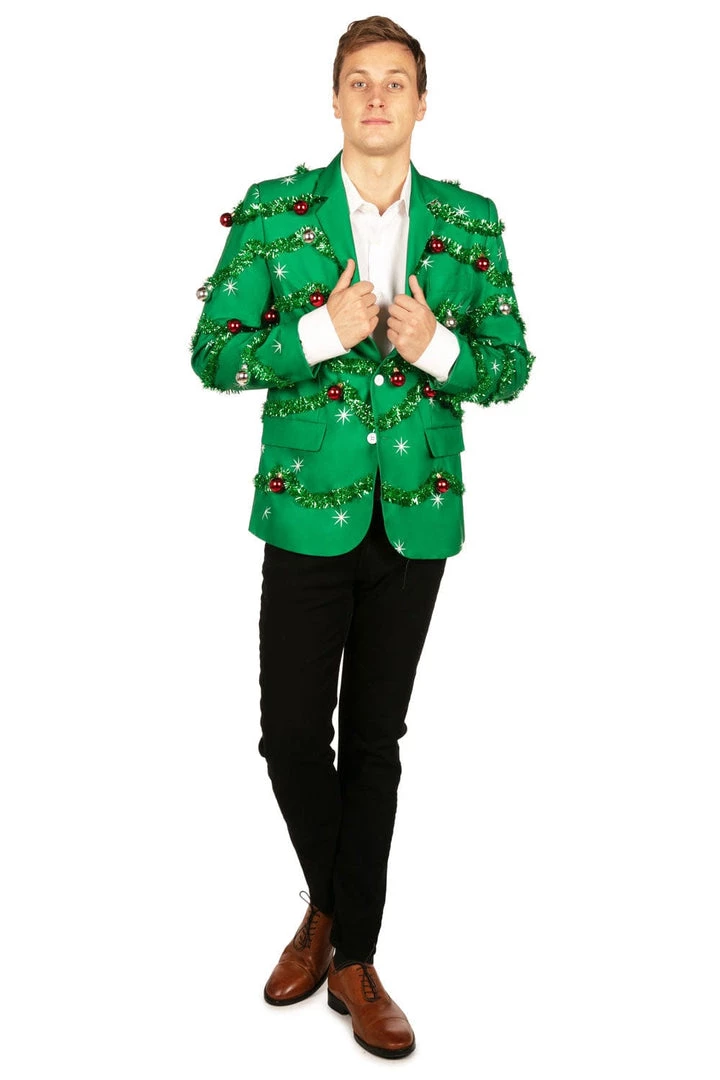 Tipsy Elves Men's Gaudy Garland Blazer