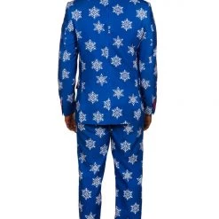 Tipsy Elves Men's Blue Snowflake Blazer