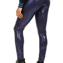 Tipsy Elves Blue Sequin Leggings