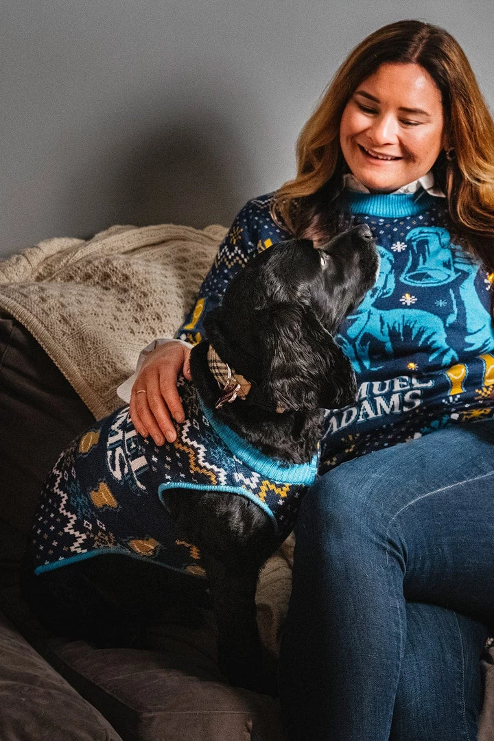 Tipsy Elves Sam Adams Dog Sweater