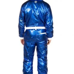 Tipsy Elves Men's Blue Diamond Ski Suit Holidays & Occasions