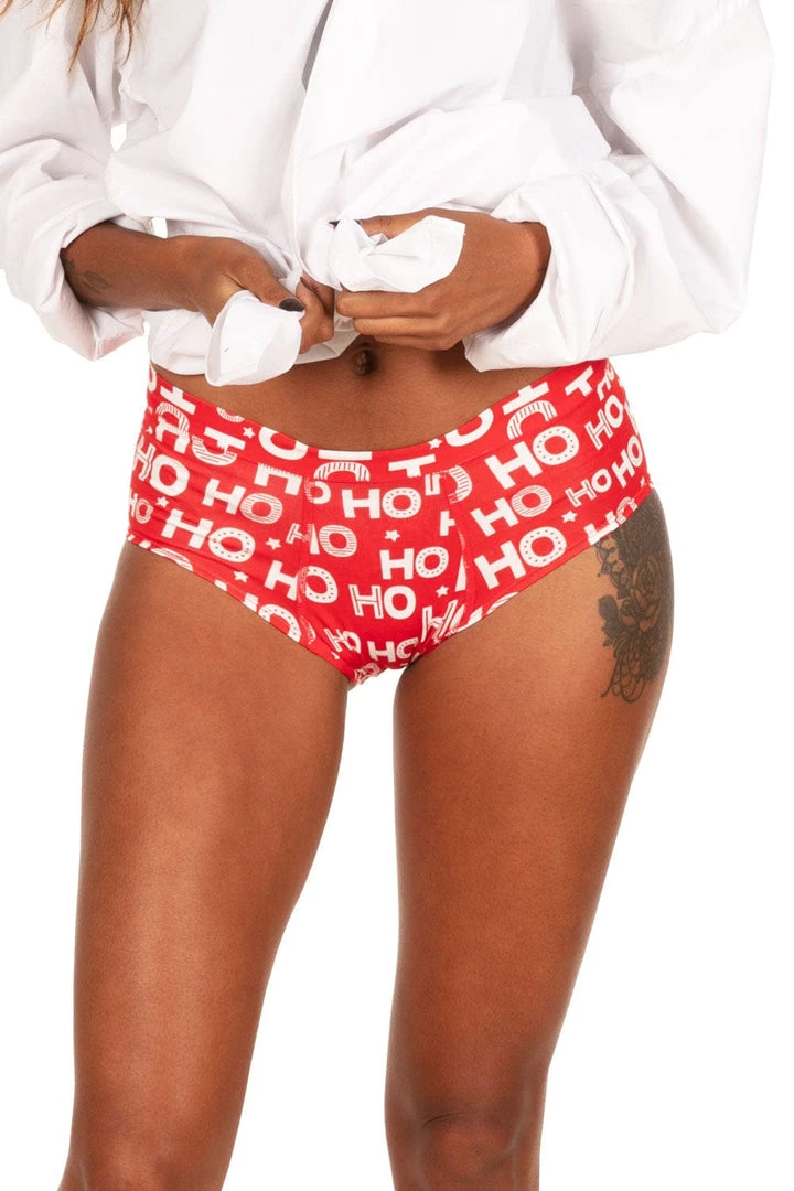 Tipsy Elves Women's Ho Ho Ho Brief Underwear