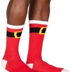 Tipsy Elves Men's Santa Claus Socks