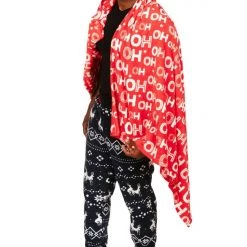 Tipsy Elves Holidays & Occasions Ho Ho Ho Blanket