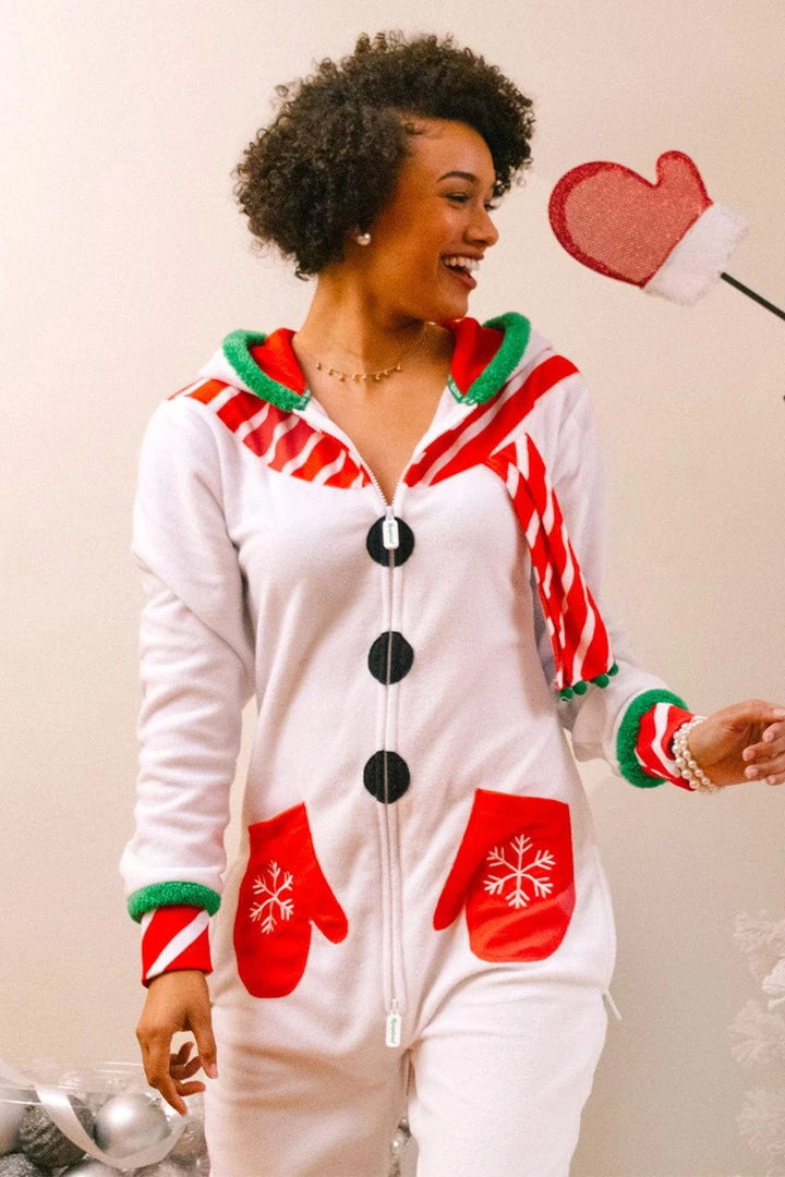 Tipsy Elves Women's Snowman Jumpsuit