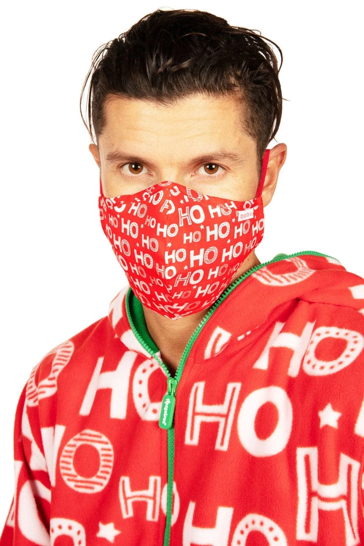 Tipsy Elves Ho Ho Ho Face Mask
