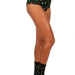 Tipsy Elves Women's Christmas Lights Underwear & Socks Gift Set