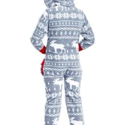 Tipsy Elves Boy's / Girl's Grey Moose Jumpsuit Kids & Baby