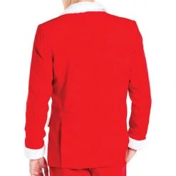 Tipsy Elves Men Furry Santa Blazer With Tie