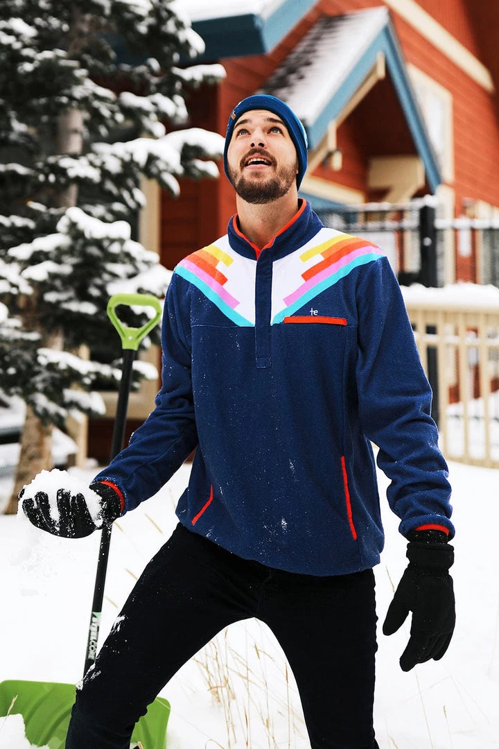 Tipsy Elves Men's Santa Fe Shredder Fleece