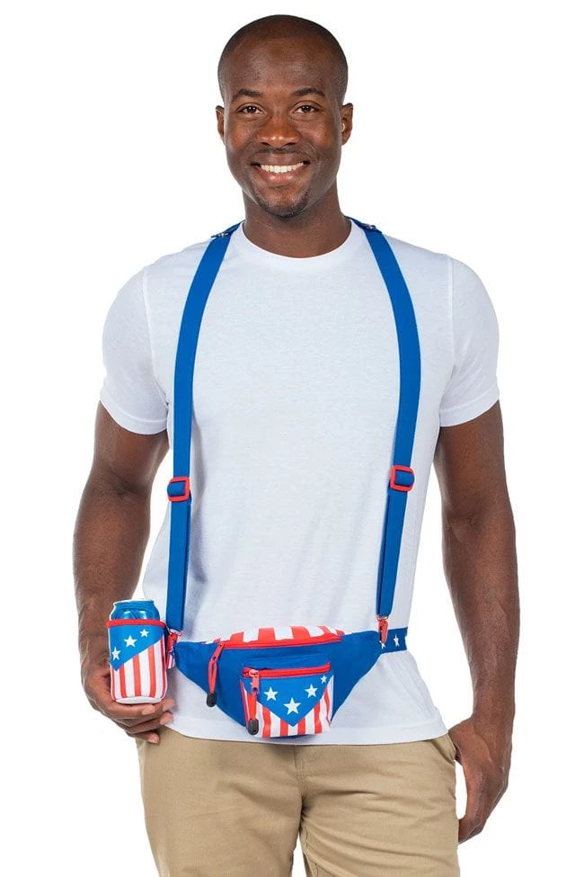 Tipsy Elves USA Fanny Pack With Cape