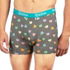 Tipsy Elves Men's Candy Hearts Boxers & Socks Gift Set