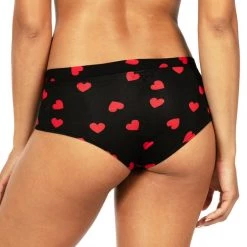 Tipsy Elves Women's Hearts On Fire Underwear & Socks Gift Set