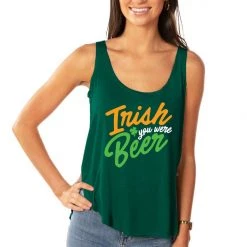 Tipsy Elves Women's Irish You Were Beer Tank Top