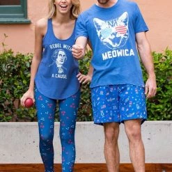 Tipsy Elves Women Star Spangled Leggings