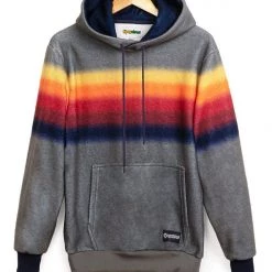 Tipsy Elves Men's Orange Haze Fleece Hoodie