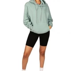 Tipsy Elves Women's Seafoam Solace Fleece Hoodie