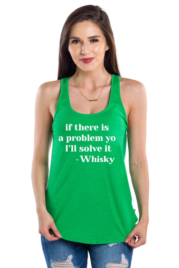 Tipsy Elves Women's Solve It With Whisky Tank Top