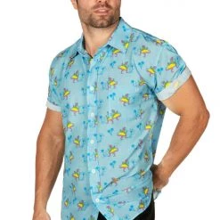 Tipsy Elves Men's Tacosaurus Hawaiian Shirt
