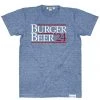 Tipsy Elves Patriotic Men's Vote Burgers & Beer 2024 Tee