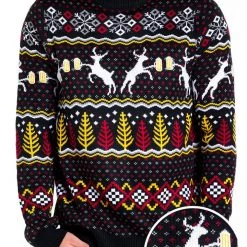 Tipsy Elves Men's Caribrew Ugly Christmas Sweater