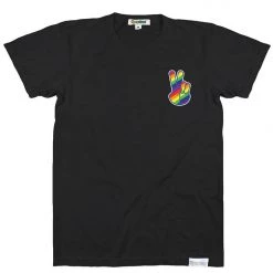 Tipsy Elves Rainbow Peace Tee - Men's Cut