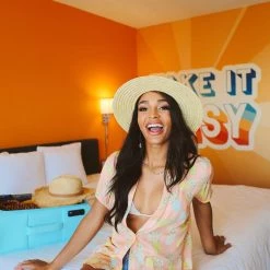 Tipsy Elves Women's Pina Colada Hawaiian Shirt