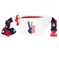 Tipsy Elves Patriotic Peace Fanny Pack