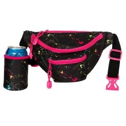 Tipsy Elves Neon Nightcrawl Fanny Pack With Drink Holder