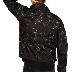 Tipsy Elves Men's Neon Nightcrawl Windbreaker Jacket