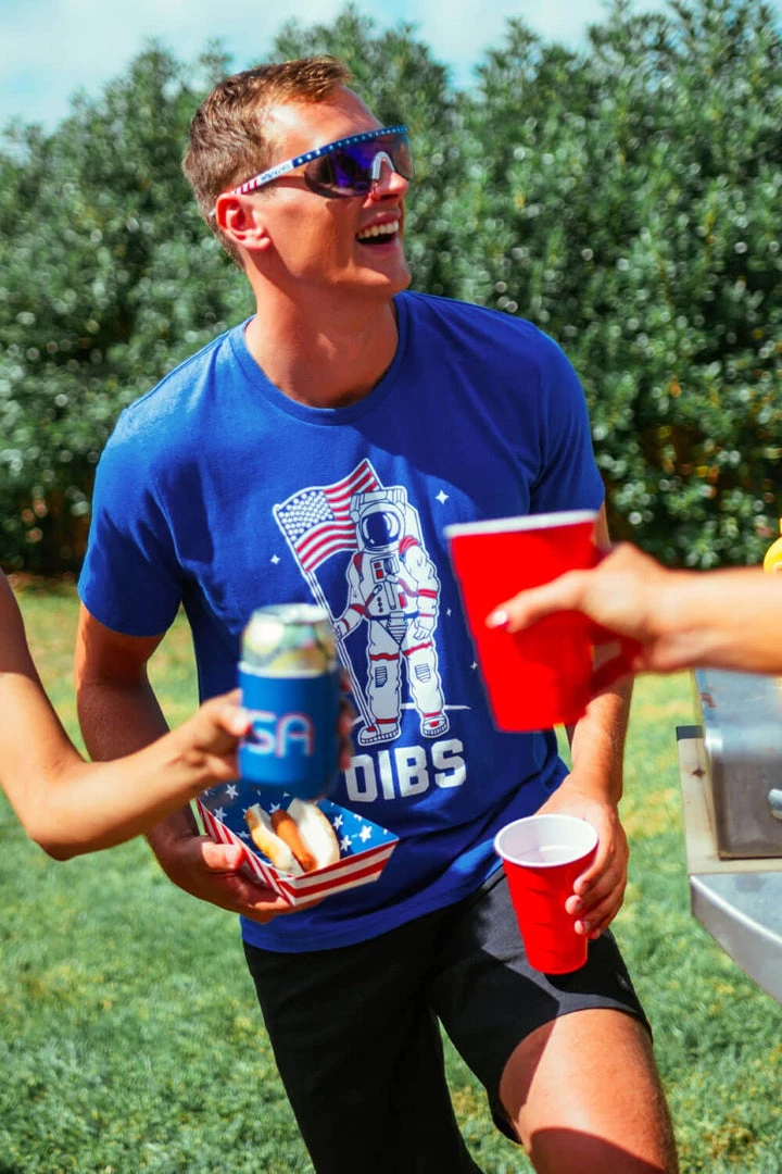 Tipsy Elves Men's Dibs Tee Patriotic