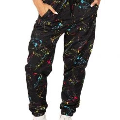 Tipsy Elves Women's Neon Nightcrawl Windbreaker Pants