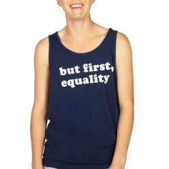 Tipsy Elves But First, Equality Tank Top - Men's Cut