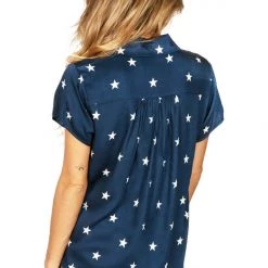 Tipsy Elves Women's Classic Flag Button Down Shirt