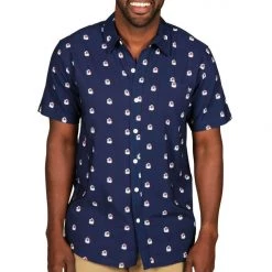 Tipsy Elves Men's Regal Eagle Button Down Shirt