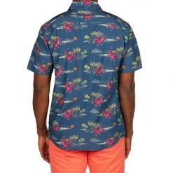 Tipsy Elves Men's Prehistoric Party Hawaiian Shirt