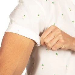 Tipsy Elves Spring Men's Keep Palm And Carry On Hawaiian Shirt