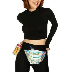 Tipsy Elves Iridescent Icon Fanny Pack With Drink Holder Spring