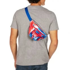 Tipsy Elves Tie Dye Fanny Pack With Drink Holder Patriotic