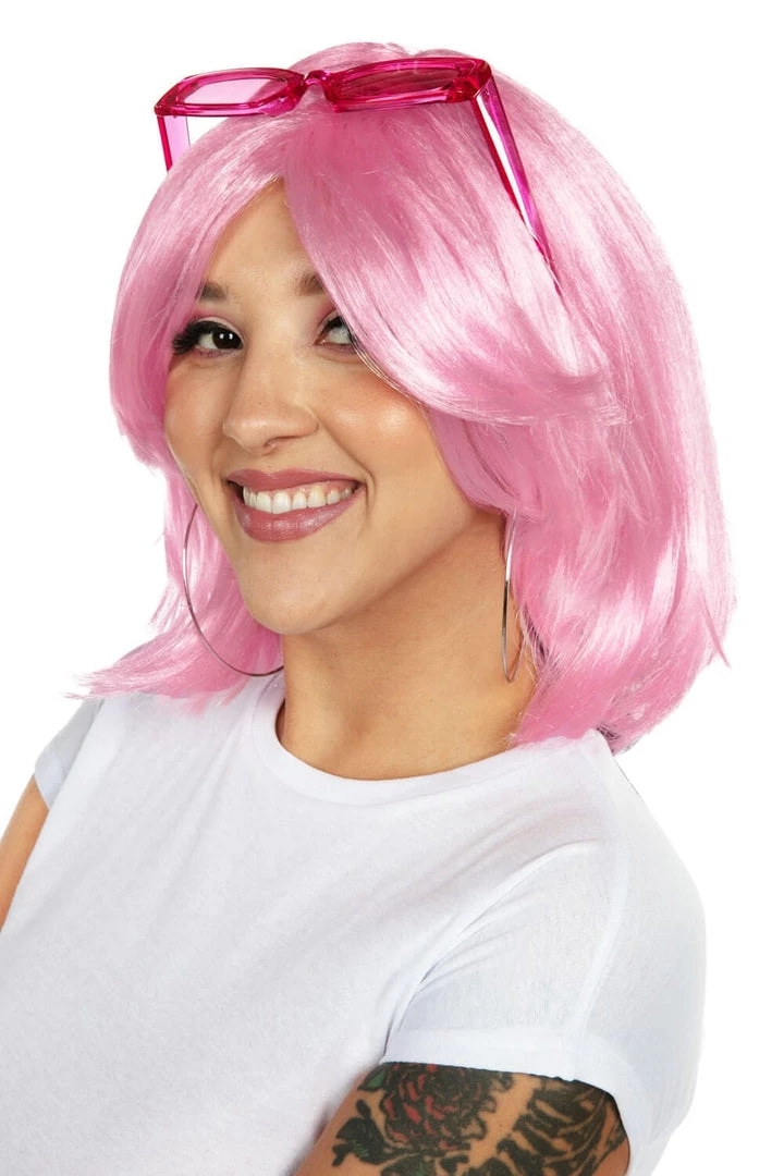 Tipsy Elves Short Pink Wig Holidays & Occasions