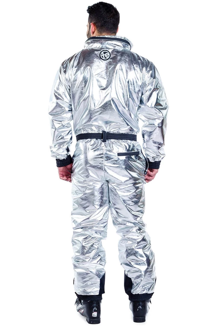 Tipsy Elves Men's Silver Bullet Snow Suit