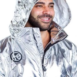 Tipsy Elves Men's Silver Bullet Snow Suit