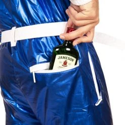 Tipsy Elves Men's Blue Diamond Snow Suit