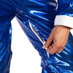 Tipsy Elves Men's Blue Diamond Snow Suit